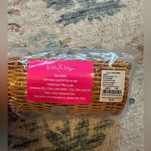 New Lilly Pulitzer wicker case